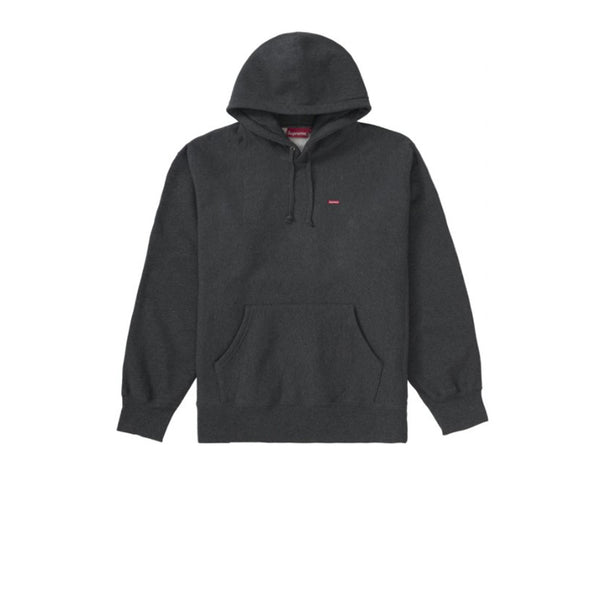 SUPREME SMALL BOX HOODED SWEATSHIRT CHARCOAL FW21