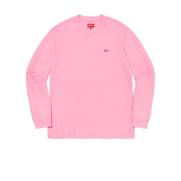 SUPREME SMALL BOX L/S TEE PINK FW20 - Stay Fresh