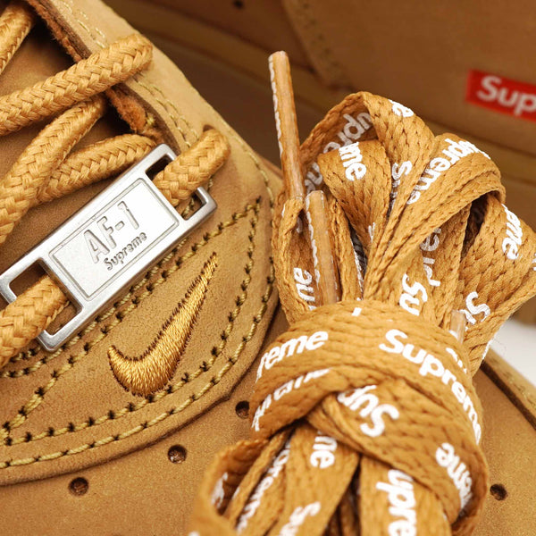 NIKE AIR FORCE 1 LOW SP SUPREME WHEAT 2021