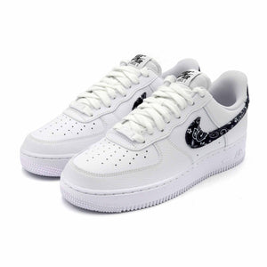 NIKE AIR FORCE 1 LOW '07 ESSENTIAL WHITE BLACK PAISLEY W 2021