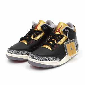 Gold jordan 3 online