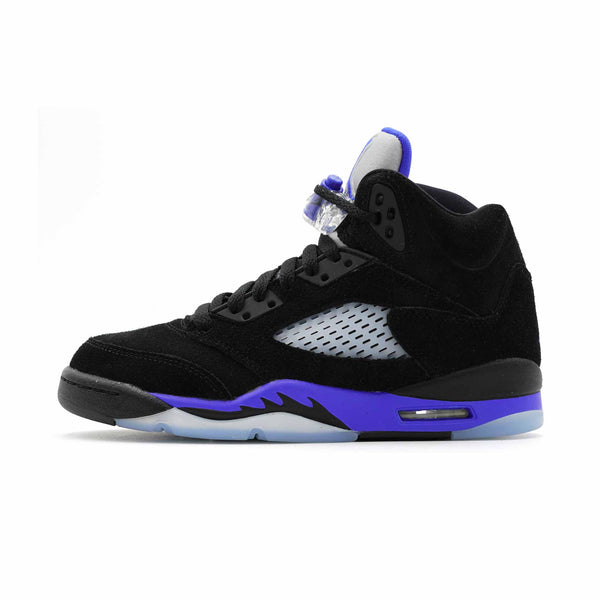 Jordan 5 white purple on sale blue