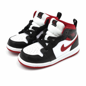 AIR JORDAN 1 MID GYM RED BLACK WHITE TD (TODDLER) 2021