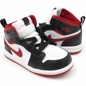 AIR JORDAN 1 MID GYM RED BLACK WHITE TD (TODDLER) 2021