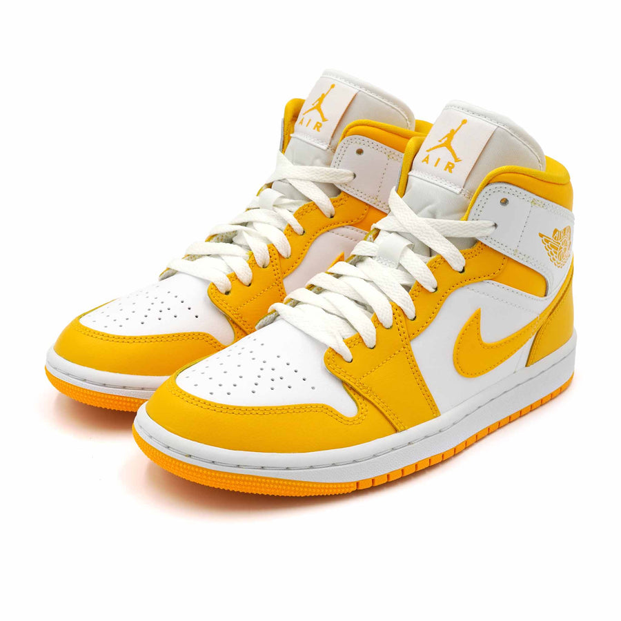 AIR JORDAN 1 MID WHITE UNIVERSITY GOLD (WOMEN'S) 2022