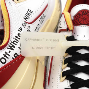 OFF-WHITE X AIR JORDAN 2 RETRO LOW SP WHITE RED 2021 - Stay Fresh