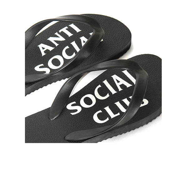 ANTI SOCIAL SOCIAL CLUB UFO SLIPPERS BLACK