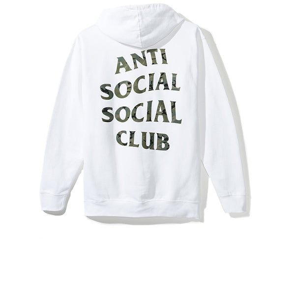 ANTI SOCIAL SOCIAL CLUB WOODY WHITE HOODIE "WHITE"