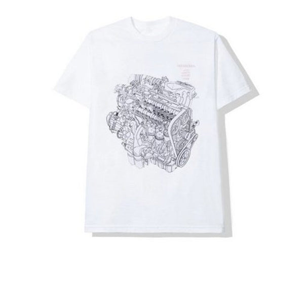 HONDA X ANTI SOCIAL SOCIAL CLUB MOTOR TEE WHITE Stay Fresh