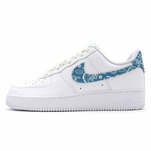 NIKE AIR FORCE 1 LOW '07 ESSENTIAL WHITE WORN BLUE