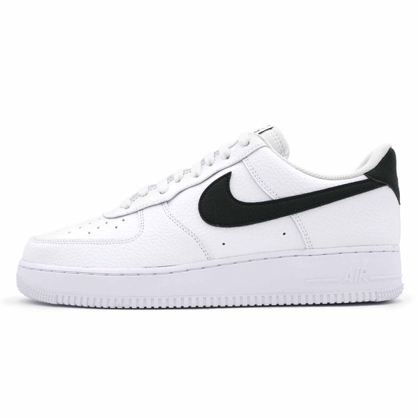 Nike air force 1 07 black swoosh sale