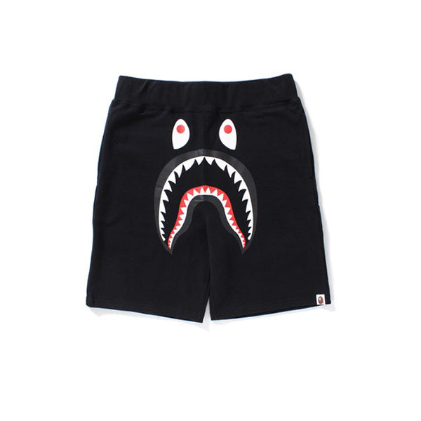 BAPE SHARK SWEAT SHORTS BLACK - Stay Fresh