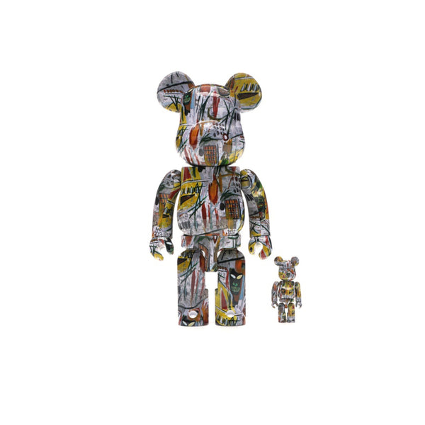 Bearbrick mit Louis Vuitton und Supreme Logo