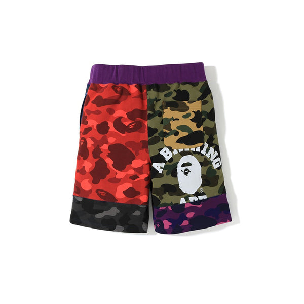 Multicolor cheap bape shorts