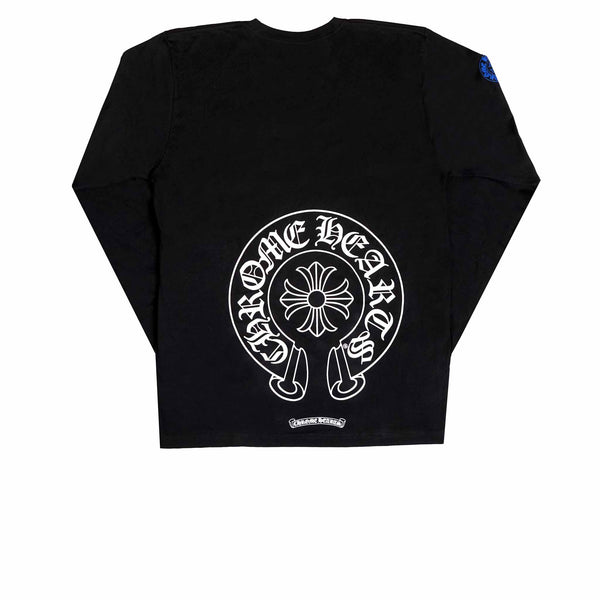 Chrome Hearts Horseshoe Long-Sleeve T-Shirt 'Black/White