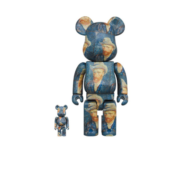 BEARBRICK VAN GOGH MUSEUM SELF PORTRAIT 100% & 400% SET - Stay Fresh