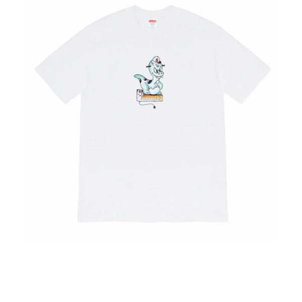 SUPREME DINOSAUR TEE WHITE SS20