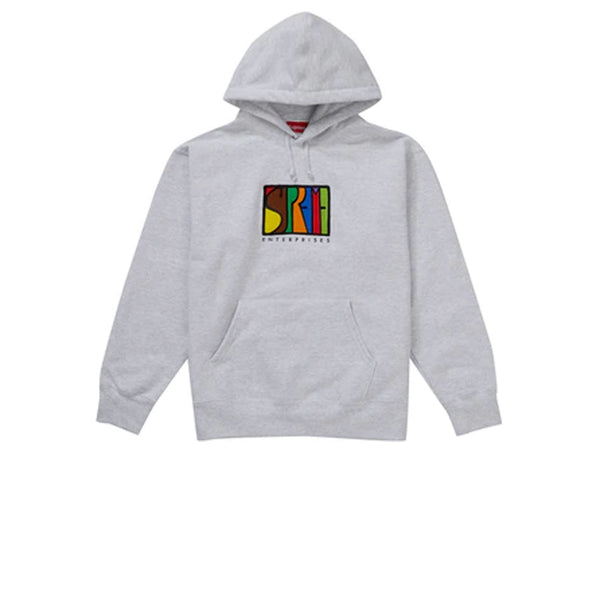 SUPREME ENTERPRISES HOODED SWEATSHIRT ASH GREY FW20