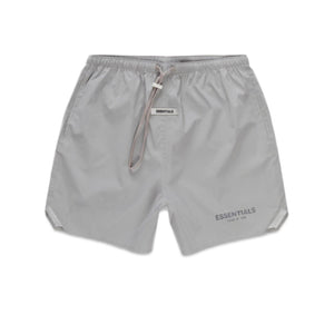 FEAR OF GOD ESSENTIALS VOLLEY SHORTS SILVER REFLECTIVE - Stay Fresh