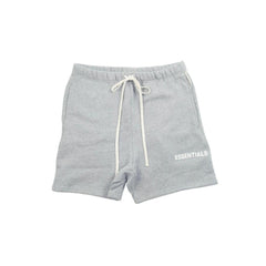 FEAR OF GOD ESSENTIALS GRAPHIC SWEAT SHORTS GREY