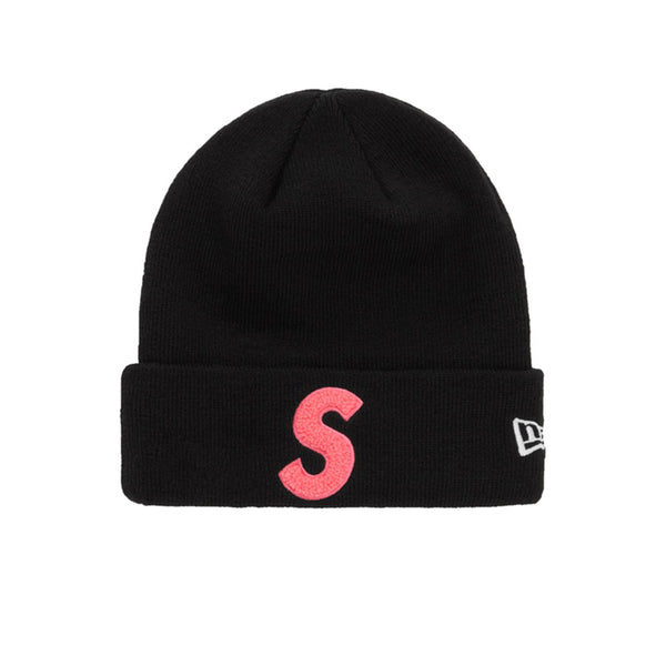 NEW ERA X SUPREME S LOGO BEANIE BLACK FW19