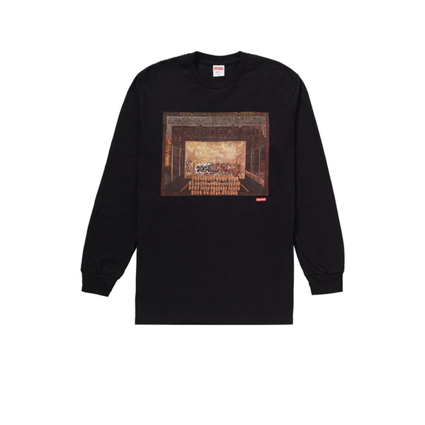 SUPREME MARTIN WONG ATTORNEY STREET Long Sleeve TEE BLACK FW19