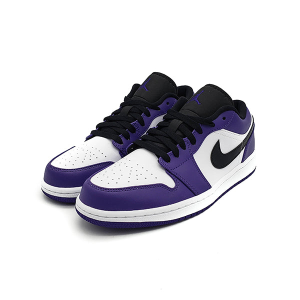 Jordan 1 low on sale white to purple