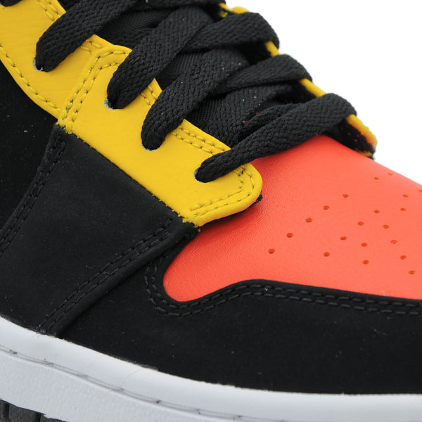 Nike air jordan 1 hotsell mid black amarillo orange