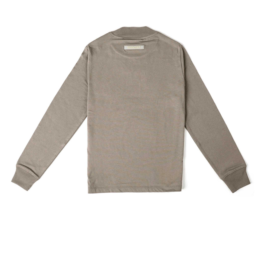 FEAR OF GOD ESSENTIALS KIDS LONG SLEEVE TEE TAUPE SS21