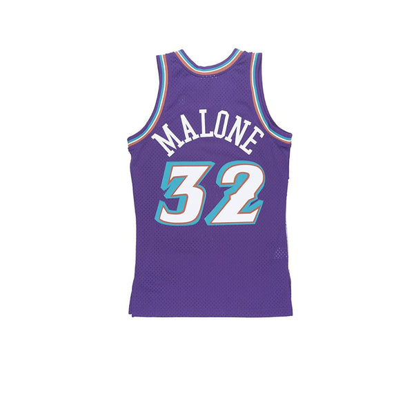 Mitchell & Ness Karl Malone Purple Utah Jazz 1996-97 Hardwood Classics Swingman Jersey