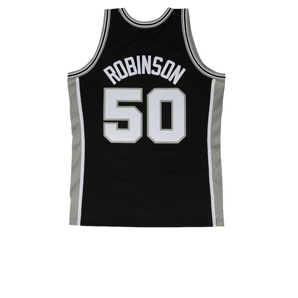 MITCHELL & NESS NBA HARDWOOD CLASSIC SWINGMAN SAN ANTONIO SPURS DAVID ROBINSON 1998-99 JERSEY BLACK
