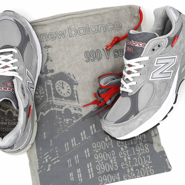 NEW BALANCE 990V3 MADE IN USA VERSION 3 GREY 2021 - Stay Fresh