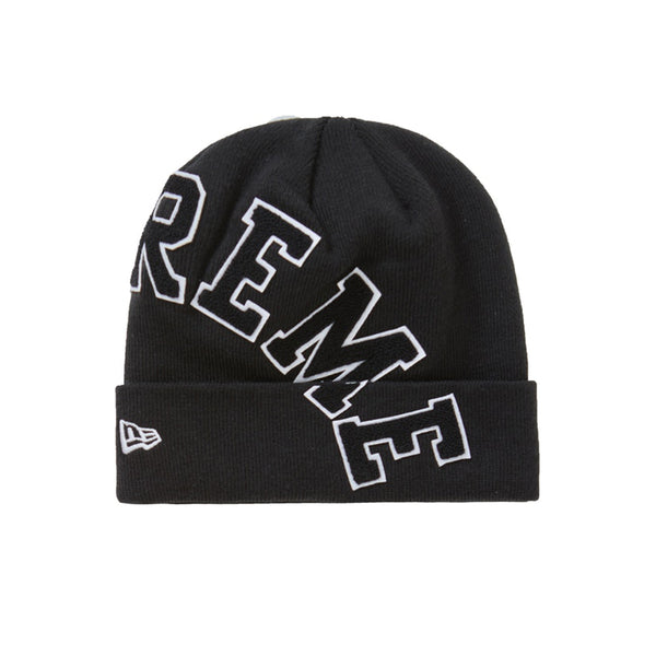 NEW ERA X SUPREME BIG ARC BEANIE BLACK FW20 - Stay Fresh