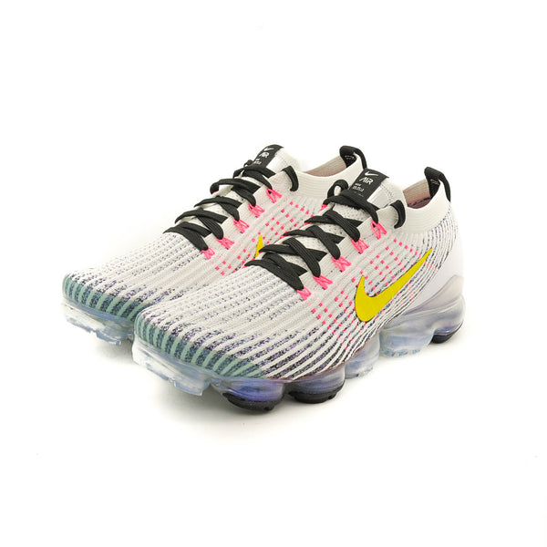 Nike vapormax flyknit 3 outlet white/dynamic yellow men's shoe