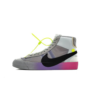 Nike blazer off deals white grey