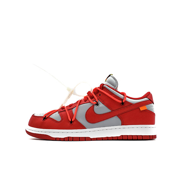OFF-WHITE X NIKE DUNK LOW UNIVERSITY RED 2019