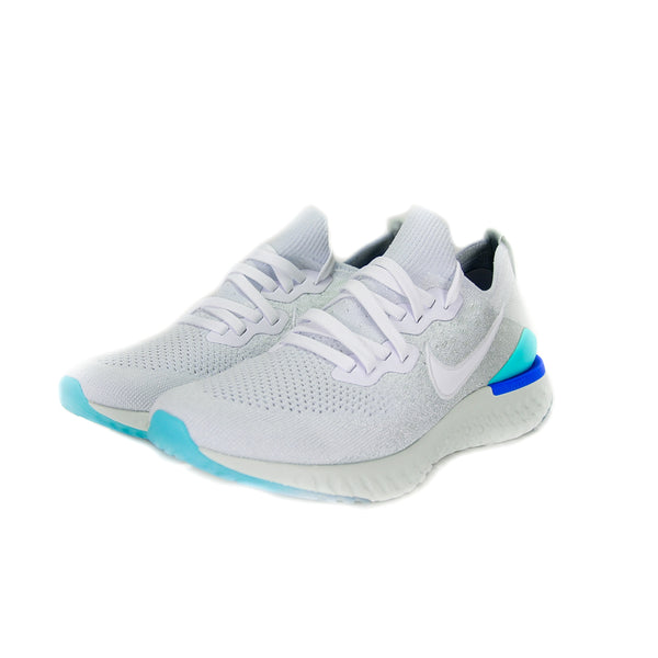 Nike epic react flyknit sale light blue