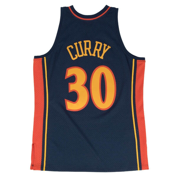 Golden State Warriors Stephen Curry 2009 - 10 Hardwood Classics Jersey -  Navy - Youth