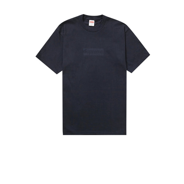 Supreme Box Logo L/S Tee FW 20 Navy - Stadium Goods