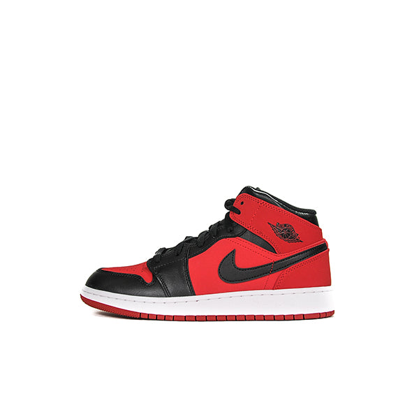 AIR JORDAN 1 MID GS (YOUTH) "BRED" 2018 554725-610