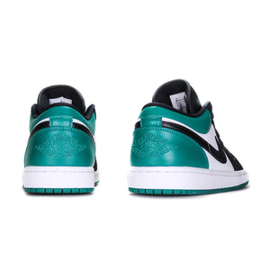 Jordan 1 low white black mystic green sales