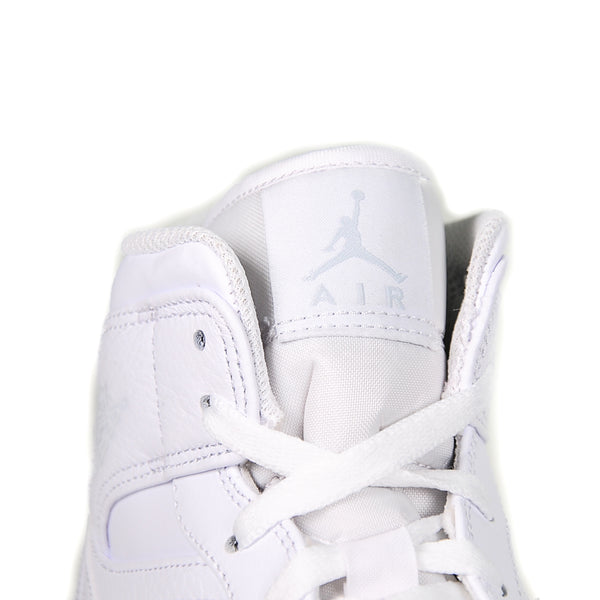 Air Jordan 1 Mid 'Triple White' 554724-109
