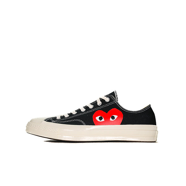 CONVERSE CHUCK TAYLOR ALL STAR 70S OX COMME DES GARCONS PLAY BLACK