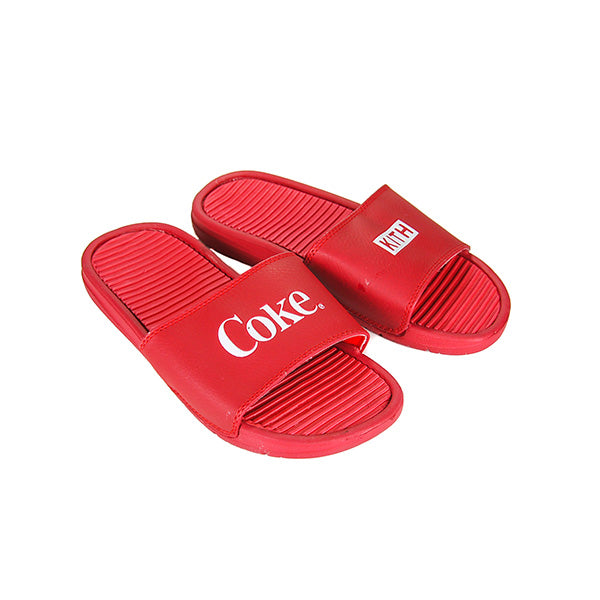 Kith logo slides sales coca cola red