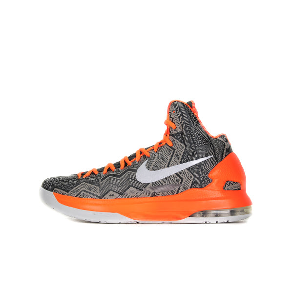 NEW Nike Zoom KD V 5 BHM Black Gray Orange Basketball Shoes Size 8.5  583107-001