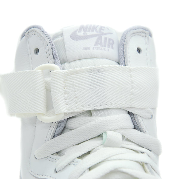 NIKE AIR FORCE 1 RETRO HIGH QS "WHITE/GREY" 743546-101