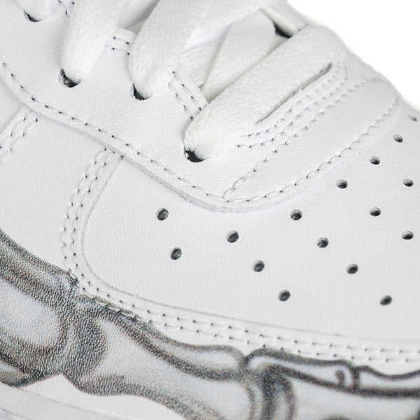 Nike air force 1 '07 skeleton qs white sales
