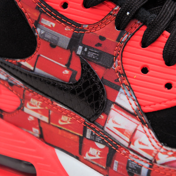 NIKE AIR MAX 90 ATMOS WE LOVE NIKE BRIGHT CRIMSON 2018 AQ0926-001