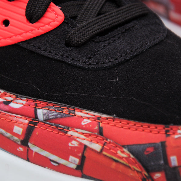 NIKE AIR MAX 90 ATMOS WE LOVE NIKE BRIGHT CRIMSON 2018 AQ0926-001