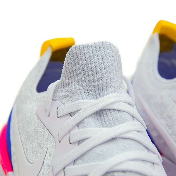 Nike epic react flyknit white blue pink clearance